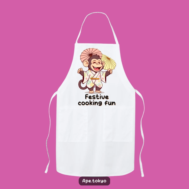 Funny Jolly Ape Parasol Apron: Cook and Celebrate with Fun