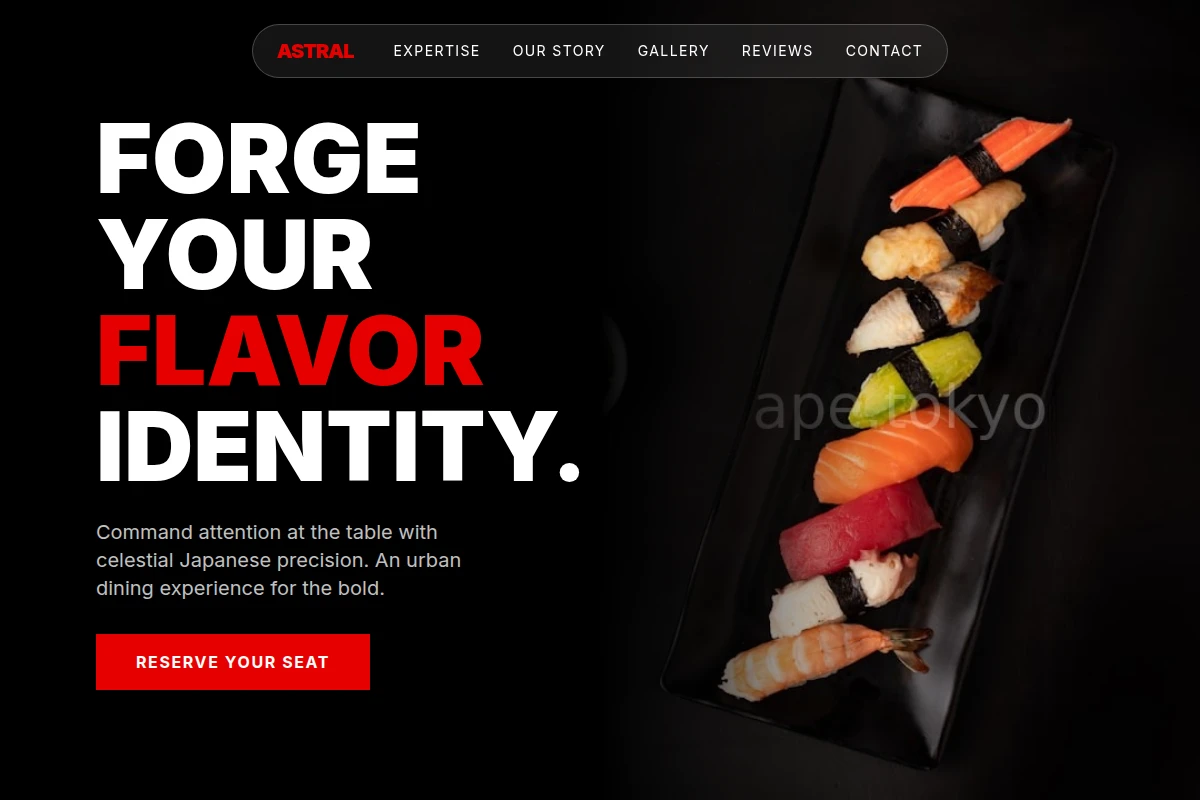 Astral Japanese Food