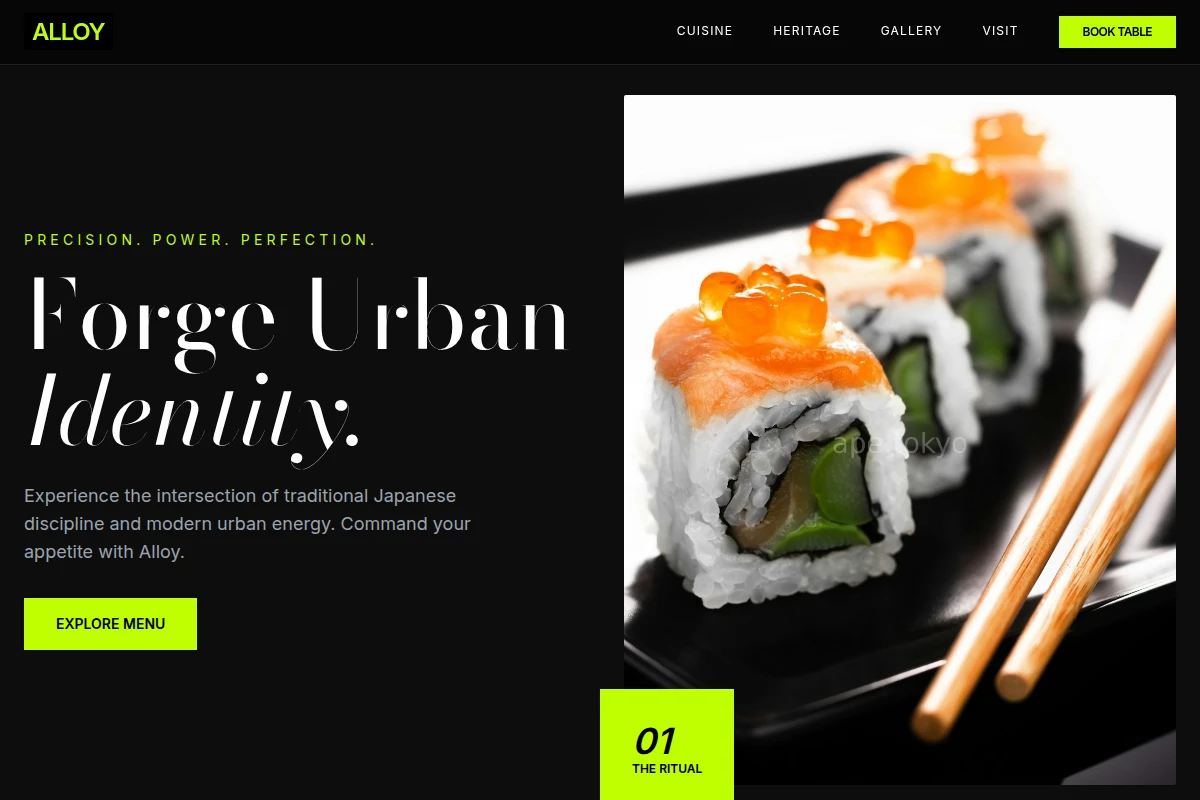 Alloy Japanese Food
