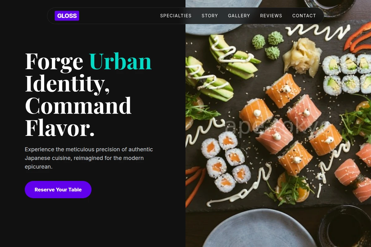 Gloss Japanese Food
