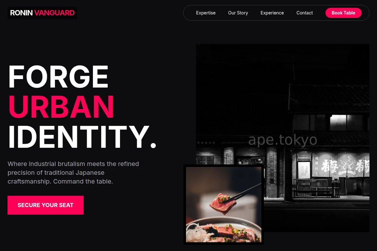 Concrete Japanese Food