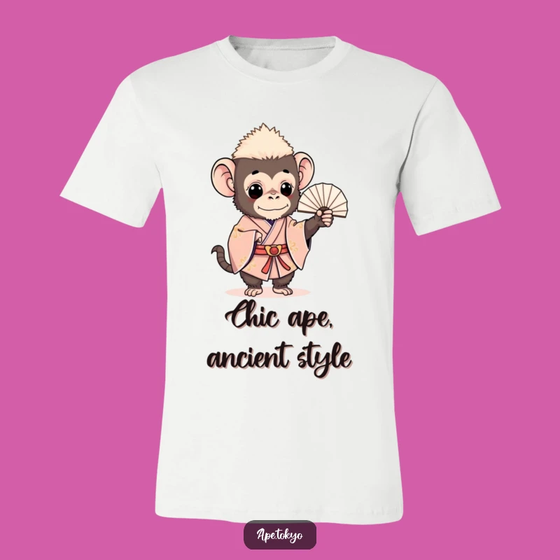 Funny Charming Ape Kimono Tee: A Hilarious & Stylish Gift for Ape Enthusiasts